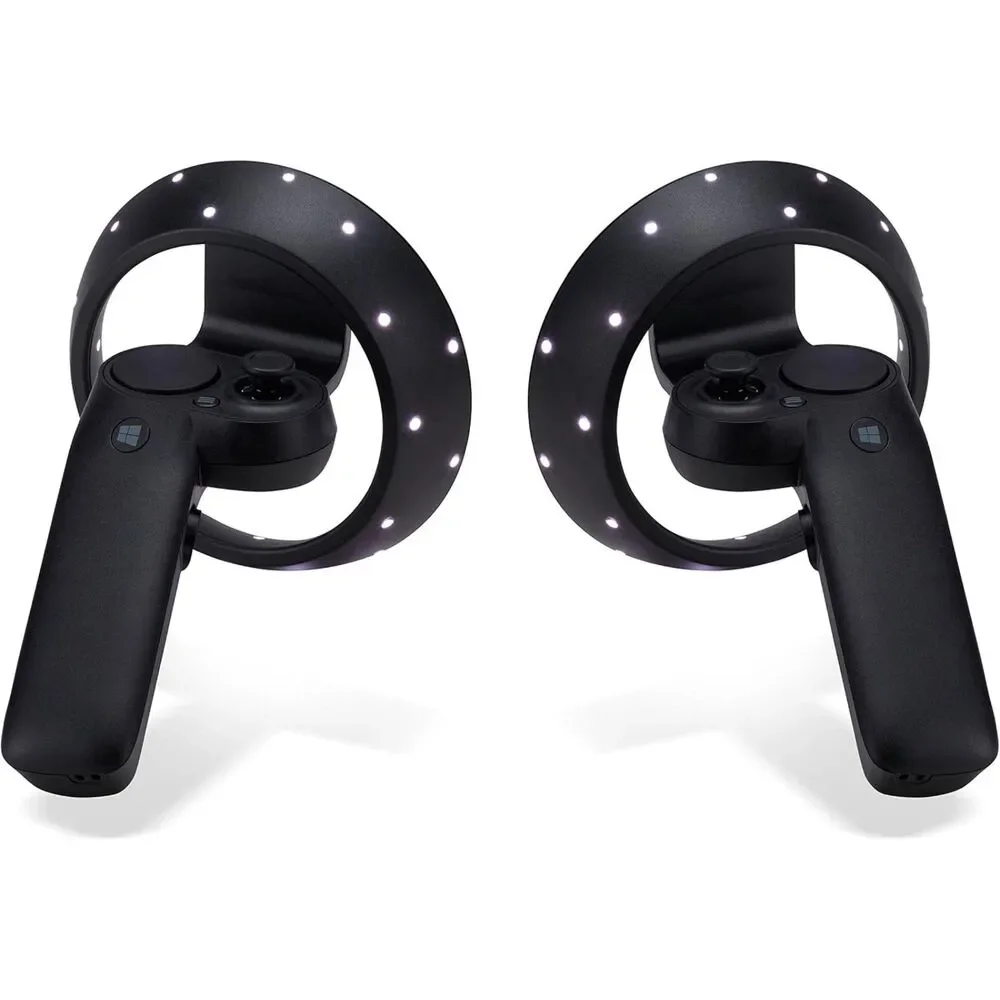 Acer mixed reality headset and two controls set for sale used